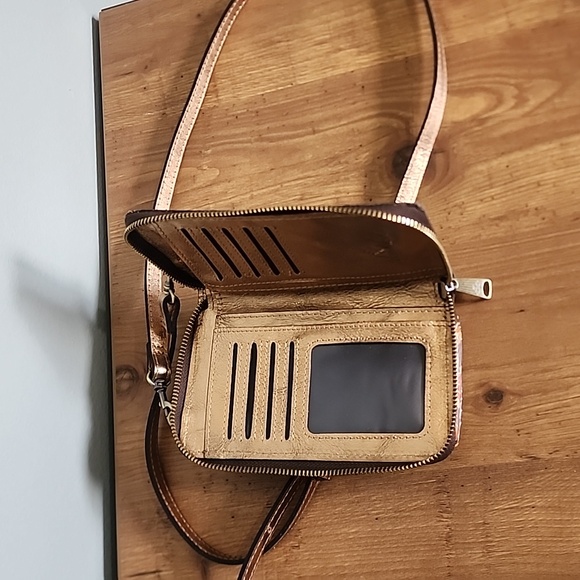 Patricia Nash Italian Pheasant Pertina Frame Crossbody Bag - Picture 4 of 7